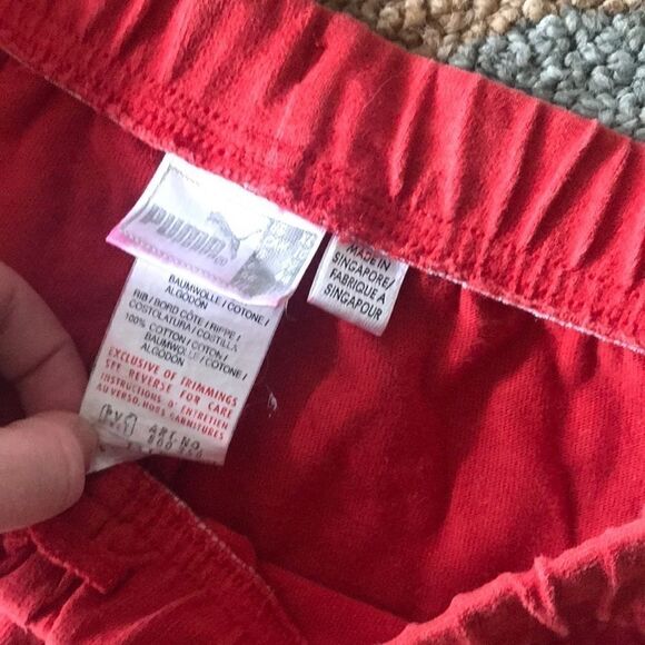 WOMENS XL VINTAGE PUMA STRAIGHT LEGGED SWEATS - Picture 4 of 8